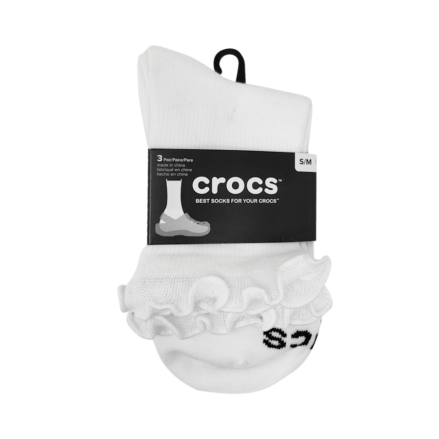 Crocs - CrocsSocks Ruffle Ankle 3 PK for Women|Kids