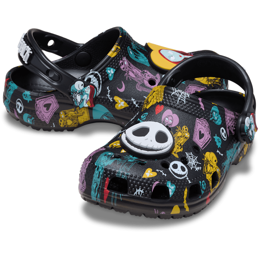 Crocs - Toddlers’ Disney Tim Burton's The Nightmare Before Christmas Jack and Sally Classic Clog for Kids