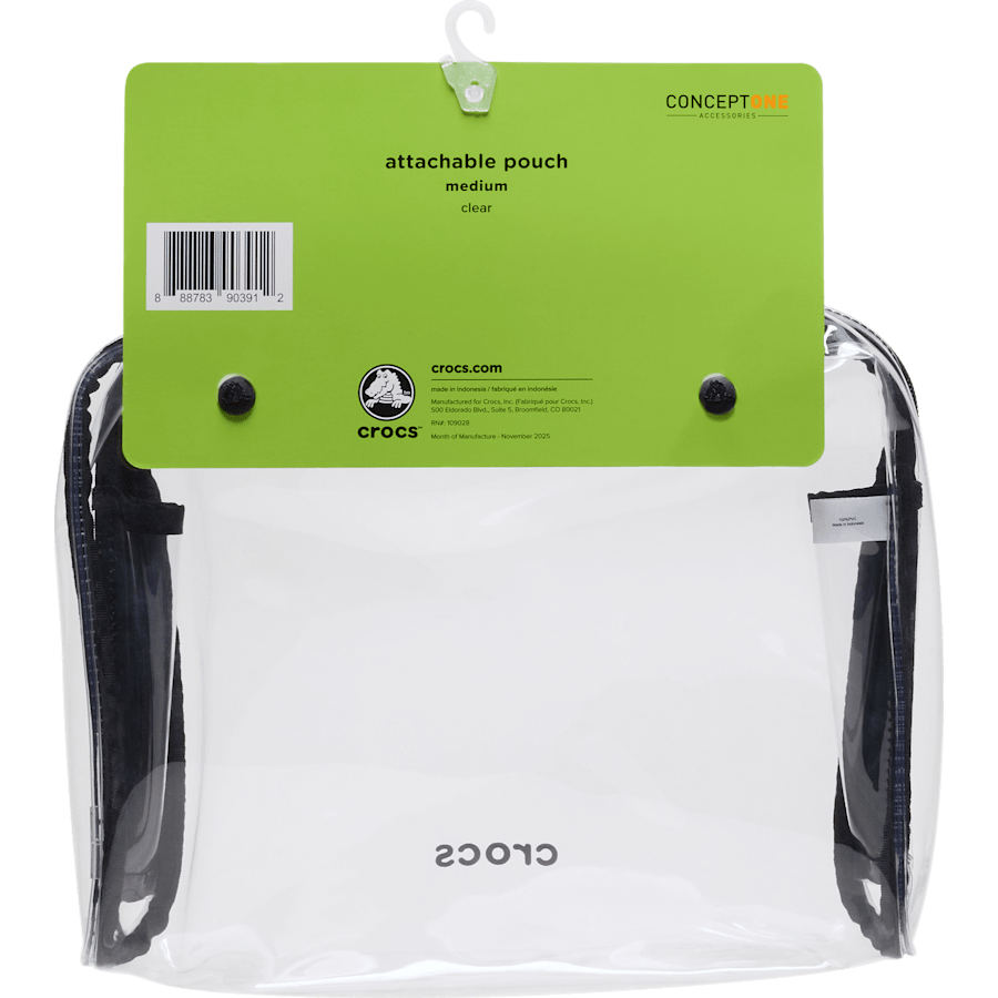 Crocs - Medium Clear Pouch for Women|Kids