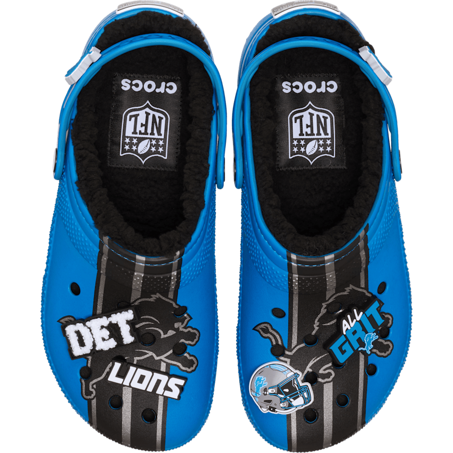 Crocs - NFL Detroit Lions Classic Lined Clog for Women|Men