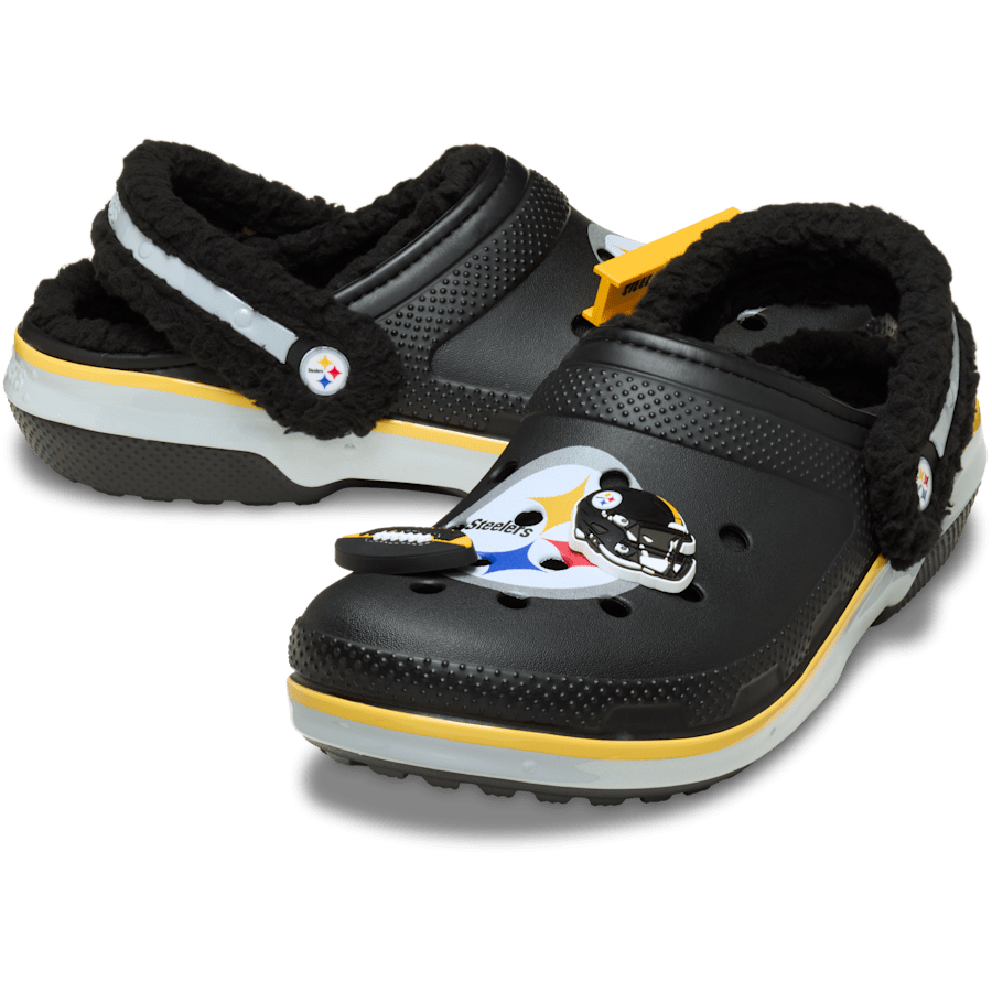 Crocs - NFL Pittsburgh Steelers Classic Lined Clog for Women|Men