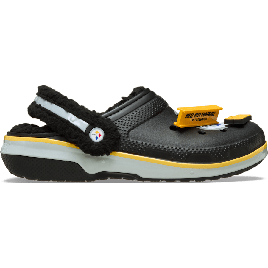 Crocs - NFL Pittsburgh Steelers Classic Lined Clog for Women|Men