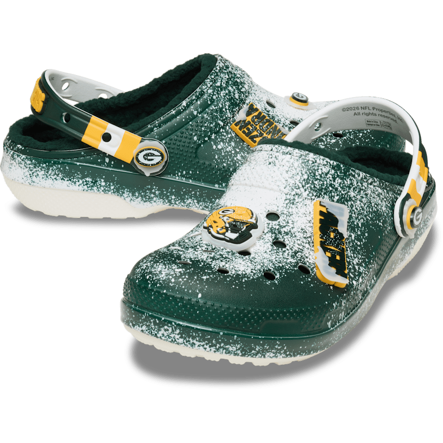 Crocs - NFL Green Bay Packers Classic Lined Clog for Women|Men
