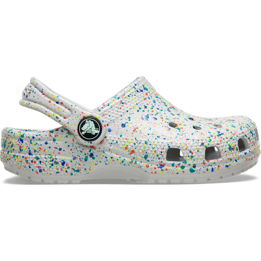 Crocs - Kids' Classic Glow Paint Splatter Clog for Kids