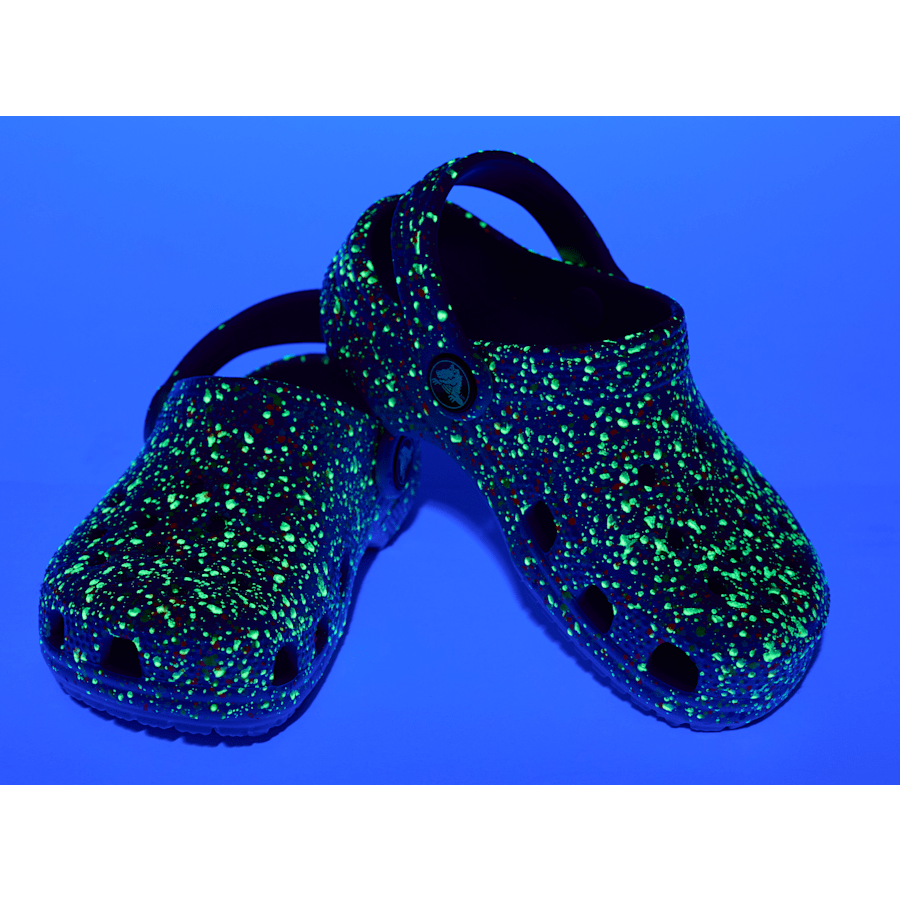Crocs - Kids' Classic Glow Paint Splatter Clog for Kids