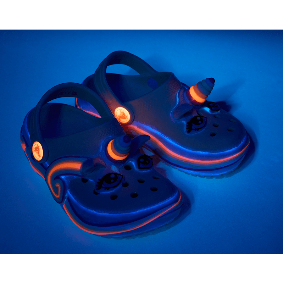 Crocs - Toddler Classic IAM Unicorn Lights Clog for Kids