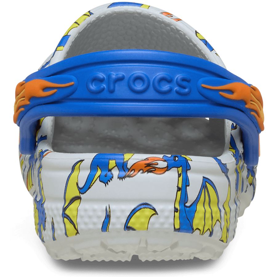 Crocs - Toddler Classic Dragon Graphic Clog for Kids