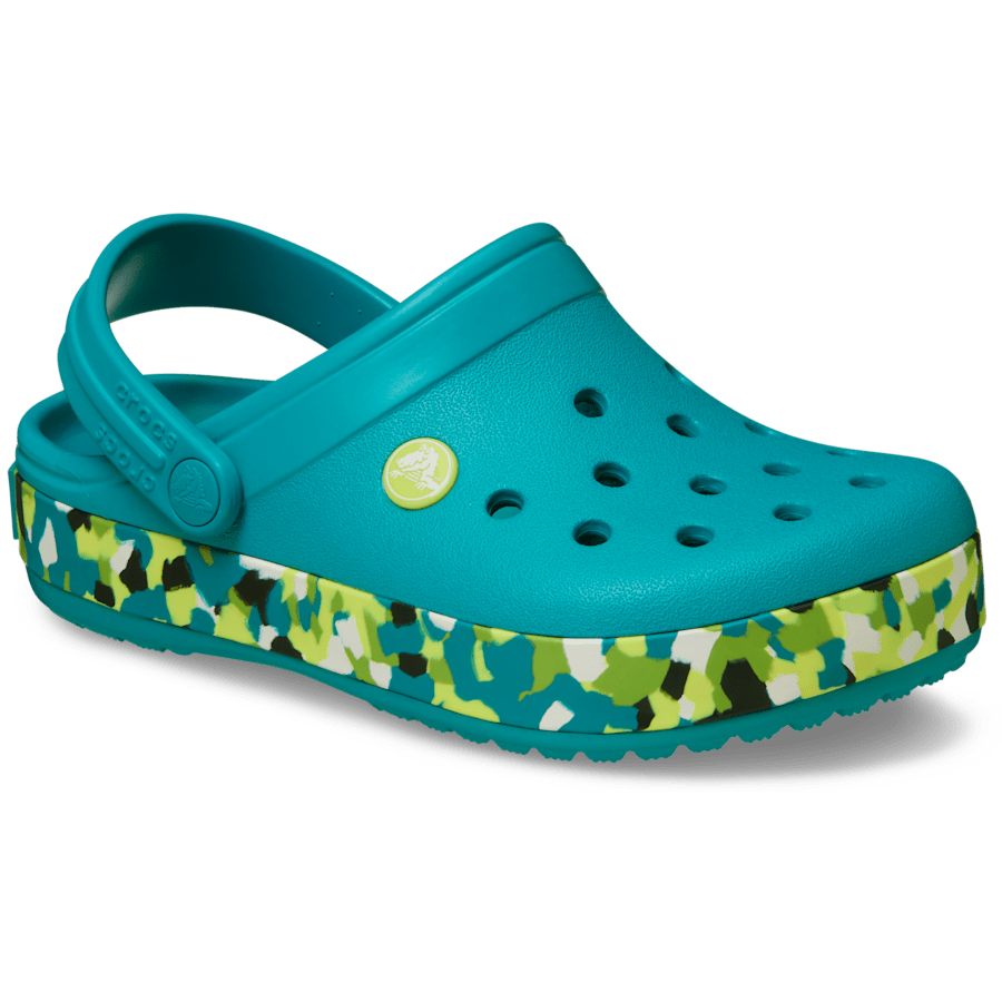 Crocs - Kids' Crocband Glow Confetti Band Clog for Kids