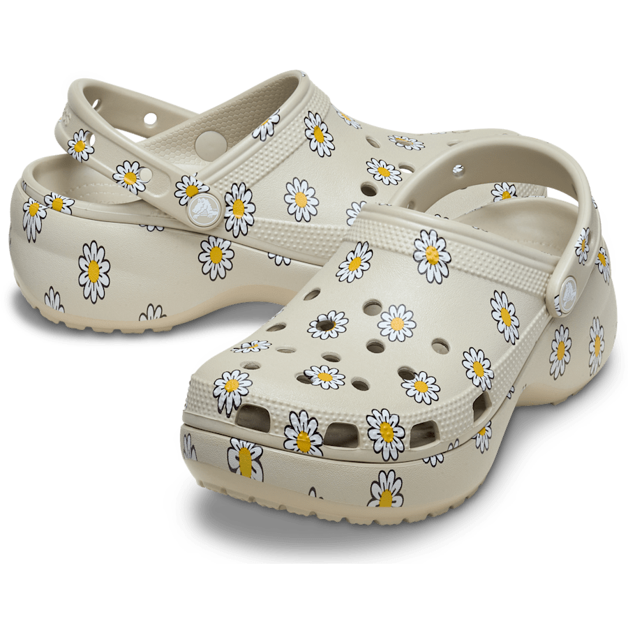 Crocs - Classic Platform Floral Clog for Women