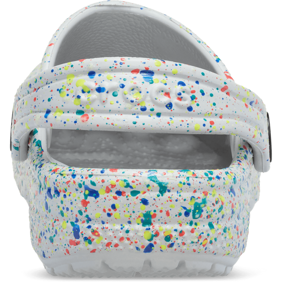Crocs - Toddler Classic Glow Paint Splatter Clog for Kids
