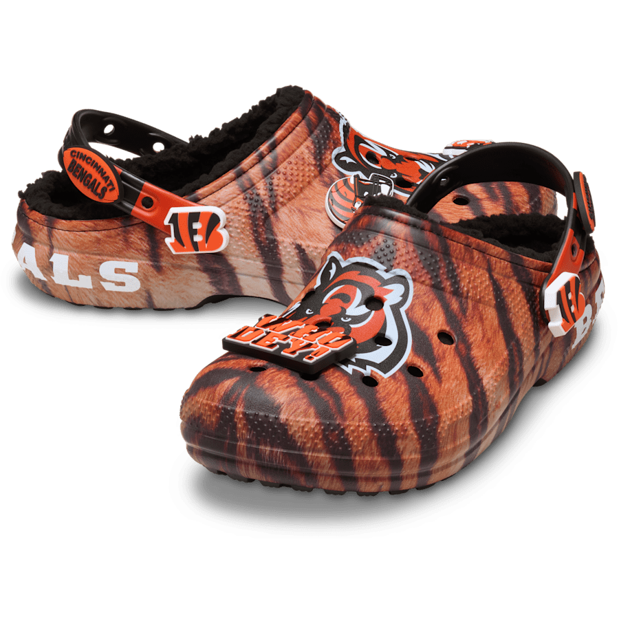 Crocs - NFL Cincinnati Bengals Classic Lined Clog for Women|Men