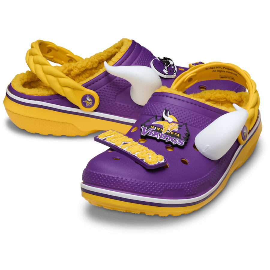 Crocs - NFL Minnesota Vikings Classic Lined Clog for Women|Men