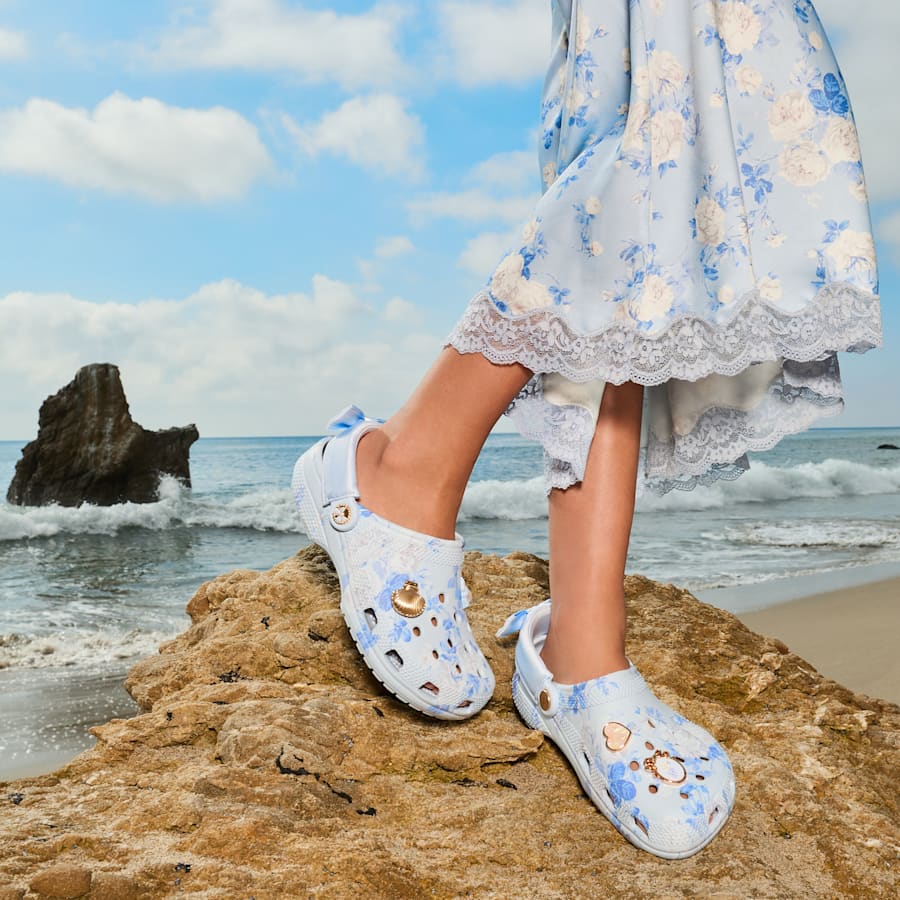 Crocs - LoveShackFancy Blue Classic Clog for Women