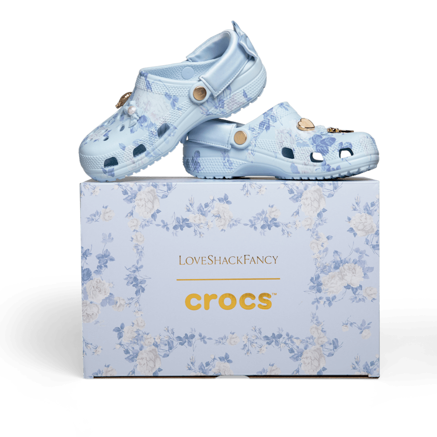 Crocs - LoveShackFancy Blue Classic Clog for Women