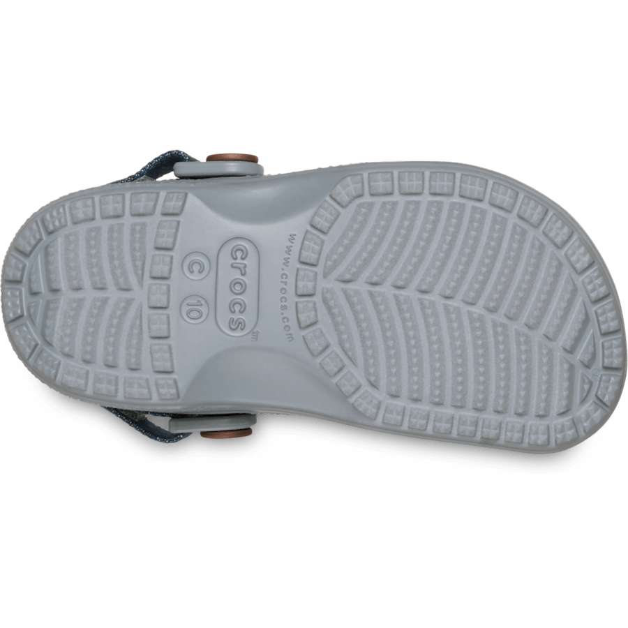 Crocs - Toddler Classic Denim Adjustable Backstrap Clog for Kids