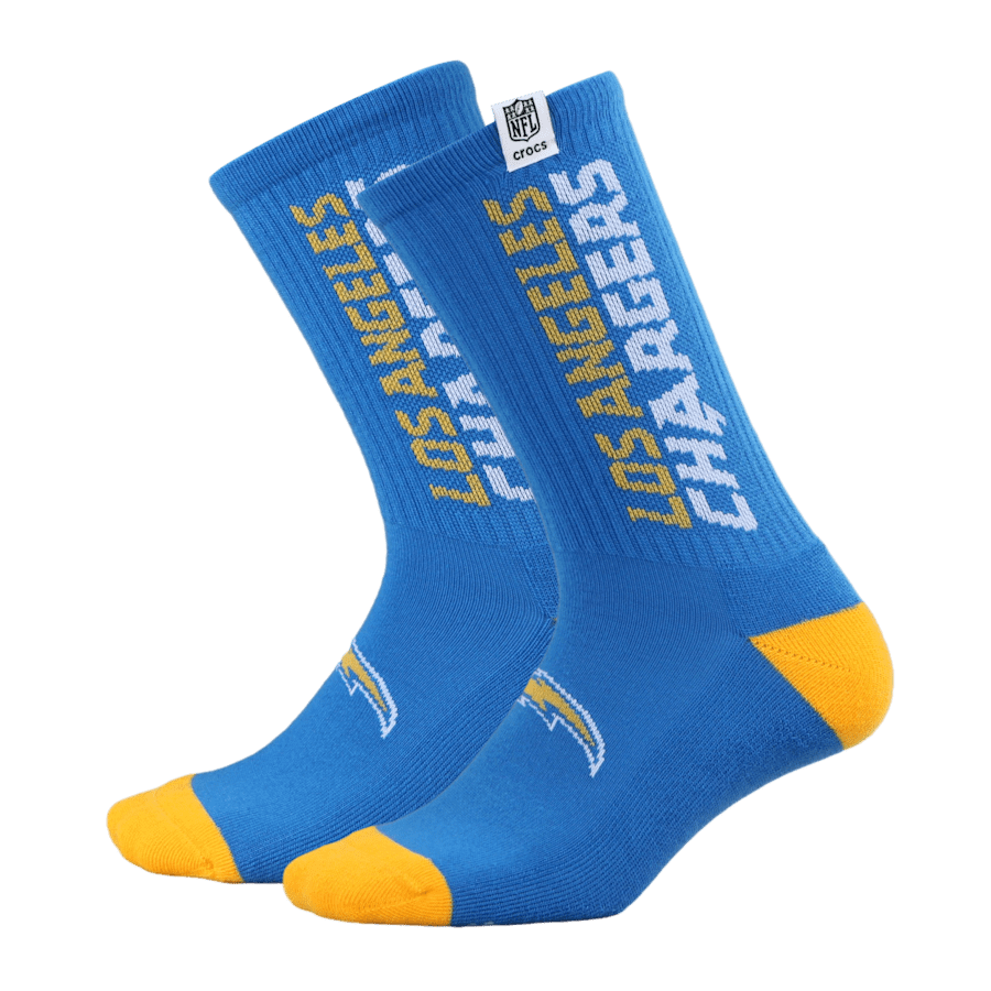 Crocs - NFL Los Angeles Chargers Crocs Socks for Men