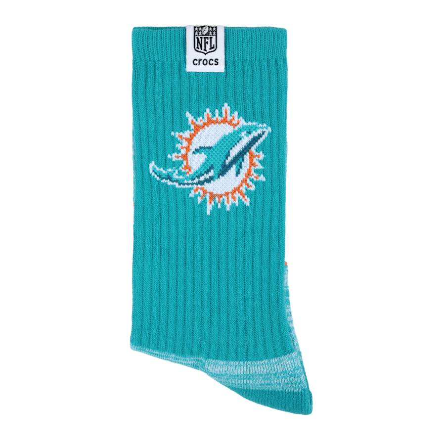 Crocs - NFL Miami Dolphins Crocs Socks for Men