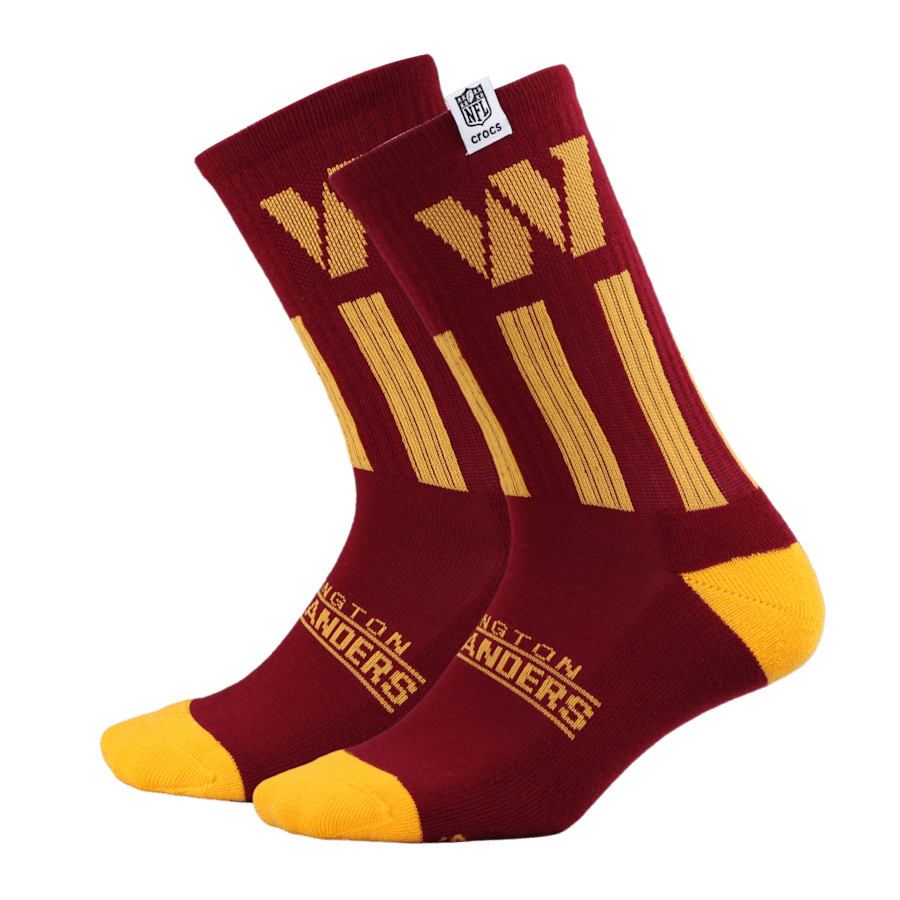 Crocs - NFL Washington Commanders Crocs Socks for Men