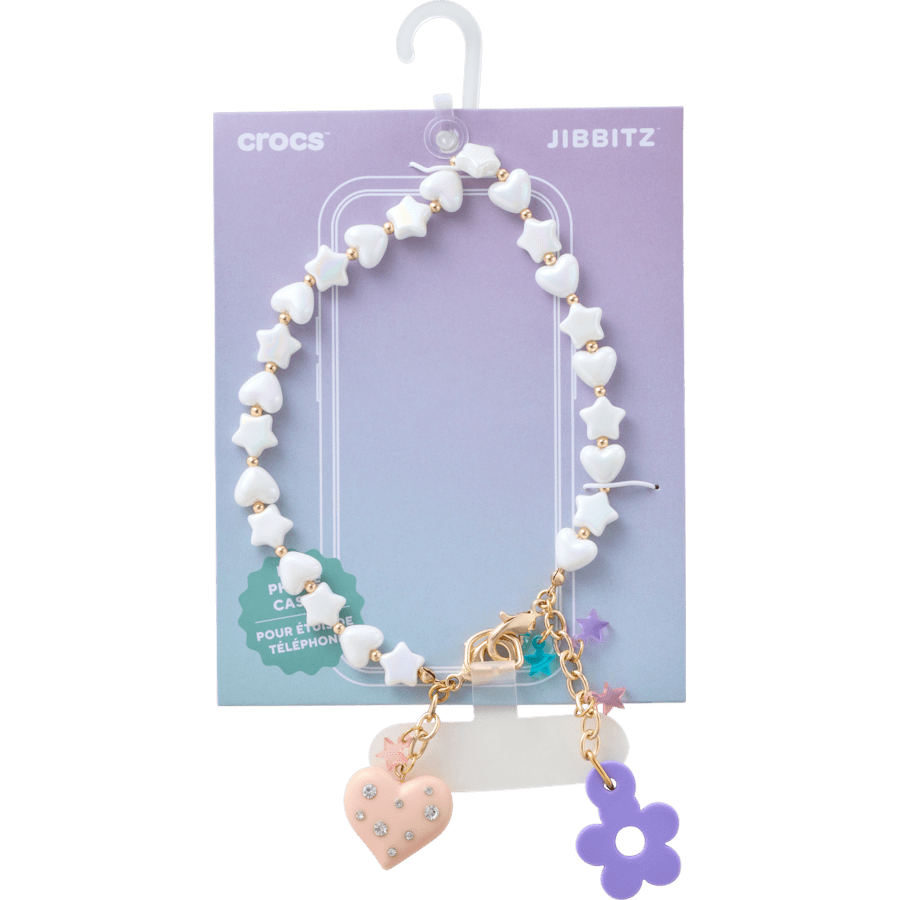 Crocs - Beaded Heart Flower Phone Wristlet for Women|Kids