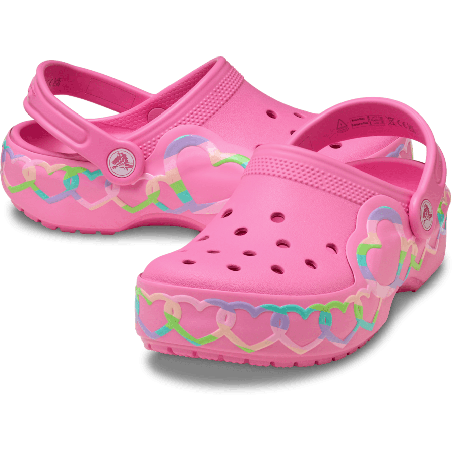 Crocs - Kids' Classic Heart Lights Clog for Kids