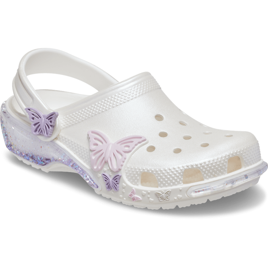 Crocs - Toddler Classic Butterfly Sparkle Shaker Clog for Kids