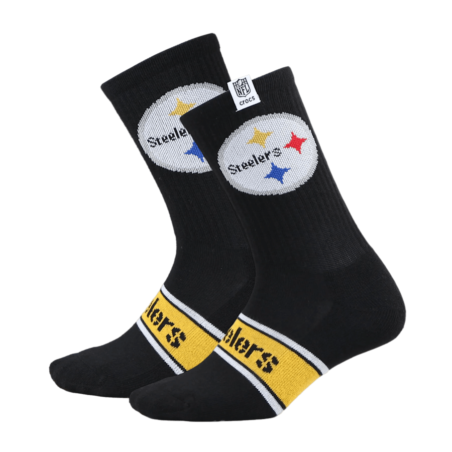 Crocs - NFL Pittsburgh Steelers Crocs Socks for Men