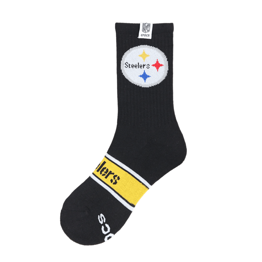 Crocs - NFL Pittsburgh Steelers Crocs Socks for Men