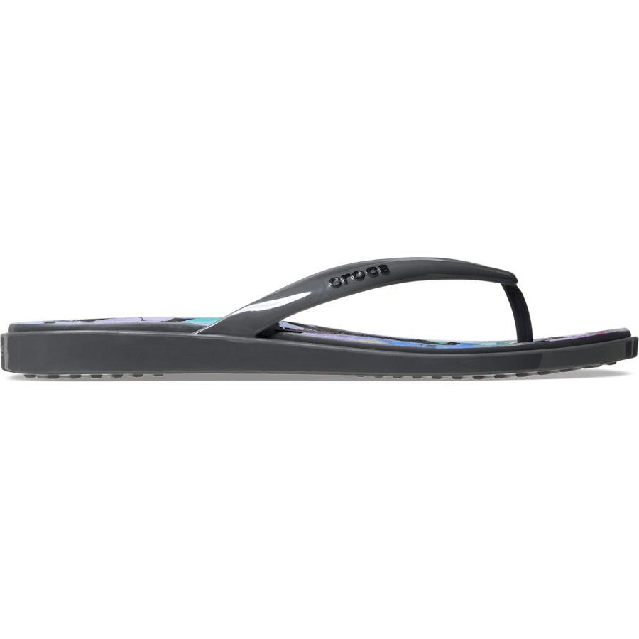Crocs - Miami Round Toe Dark Floral Flip for Women